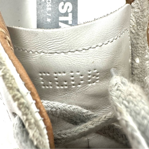 Men's GOLDEN GOOSE GGDB Sneakers Superstar Leather Low White/Green EU 45 / US 12 - Picture 8 of 9